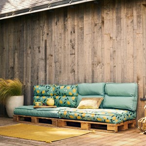 Dossier coussin  palette citronnade