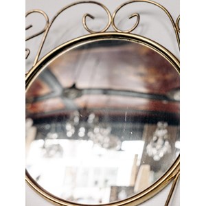 Miroir oeil de sorcière doré n°183