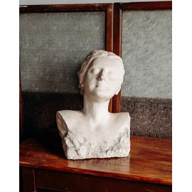 Sculpture de buste en plâtre n°4