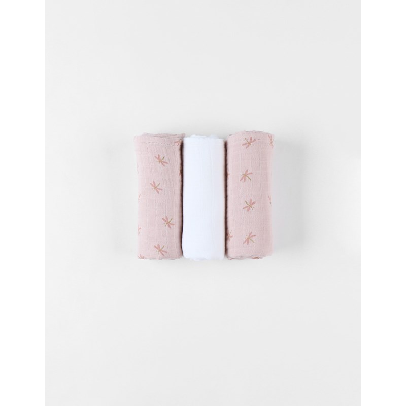 Lot de 3 langes en mousseline ...