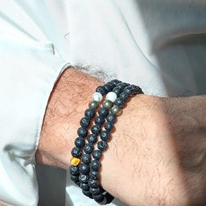 Collier et bracelet homme shamballa