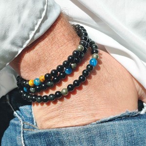 Collier et bracelet homme shamballa