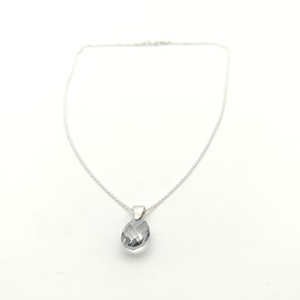 Collier cristal facetté