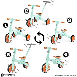 Draisienne tricycle vélo multifonctions