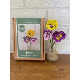 Kit de création de fleurs perlées