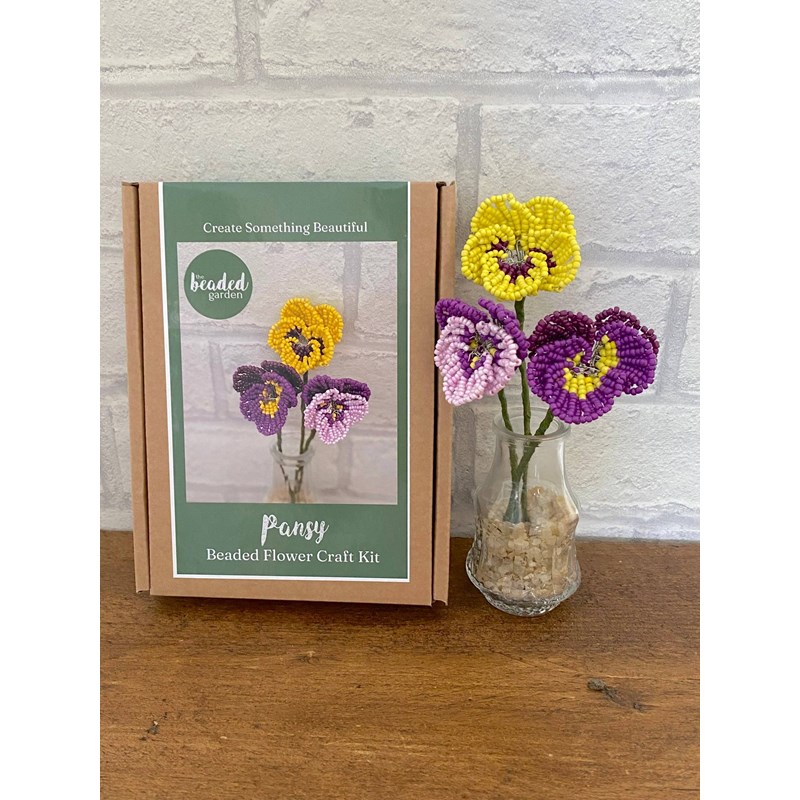 Kit de création de fleurs perlées