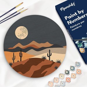 Peinture par numéro sur disque
