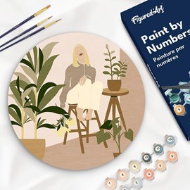 Peinture par numéro sur disque