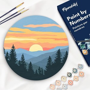 Peinture par numéro sur disque