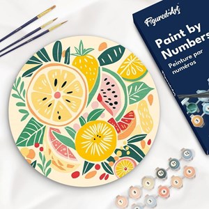 Peinture par numéro sur disque