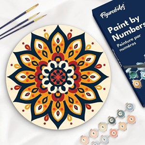 Peinture par numéro sur disque
