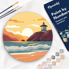 Peinture par numéro sur disque