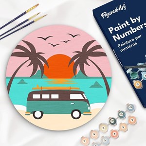 Peinture par numéro sur disque