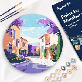Peinture par numéro sur disque