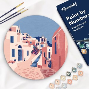 Peinture par numéro sur disque