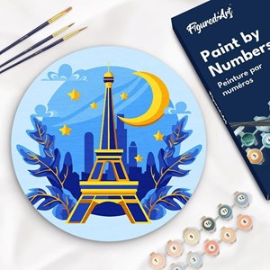 Peinture par numéro sur disque