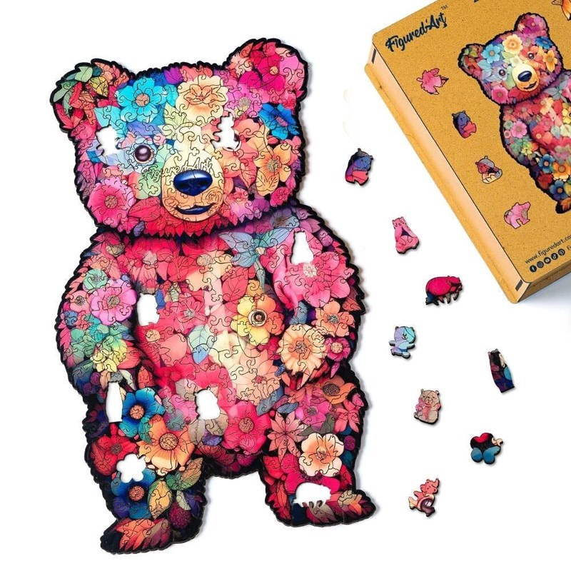 Puzzle 2d en bois adulte