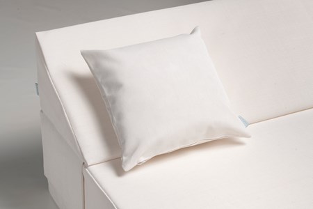 Coussin cozip 50x50cm blanc batyline wp