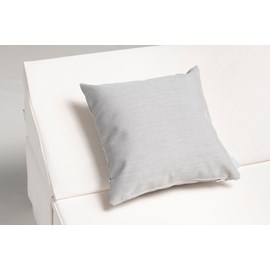 Coussin cozip 50x50cm gris perle wp
