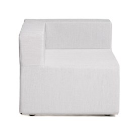 Serena  fauteuil d'angle gris perle