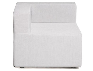 Serena  fauteuil d'angle gris perle