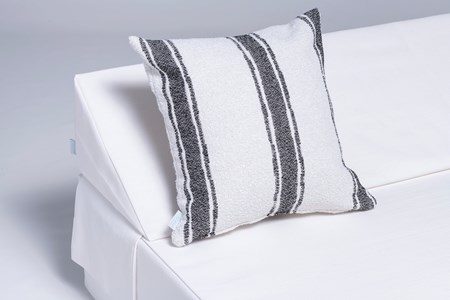 Coussin extérieur douceur bouclée 40x40