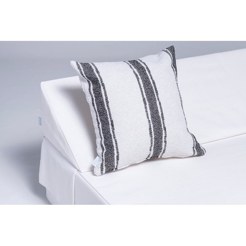 Coussin extérieur douceur bouclée 40x40