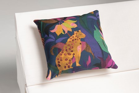 Coussin d'extérieur jungle 40x40