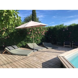 Gil matelas de plage kaki 180x60xh10