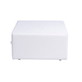 Serena pouf extérieur blanc