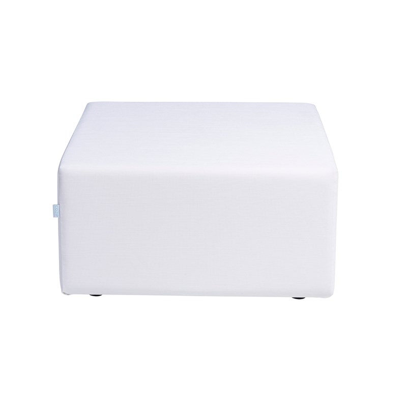 Serena pouf extérieur blanc