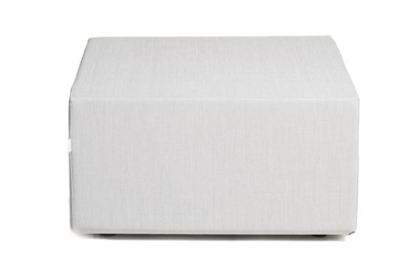 Serena  pouf extérieur gris perle