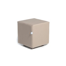Serena  pouf beige 40x40xh40