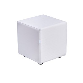 Serena pouf extérieur blanc 40x40xh40