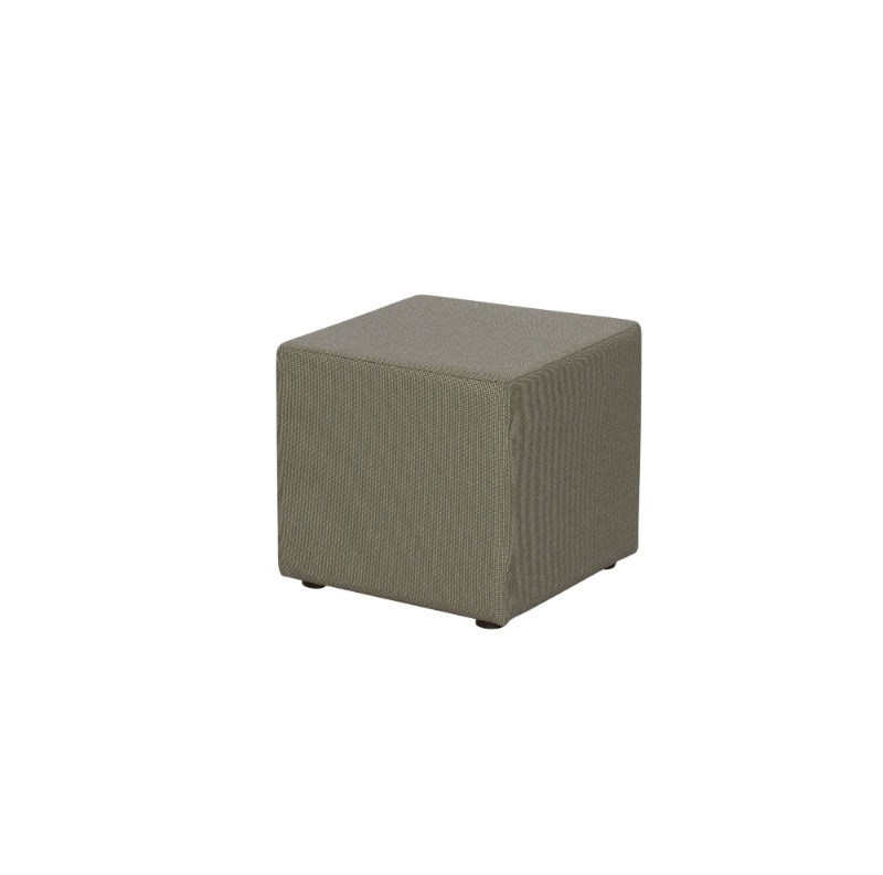 Serena pouf kaki 40x40xh40