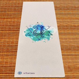 Tapis yoga chanvre chakra du cœur