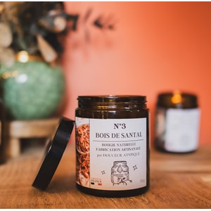 Bougie bois de santal