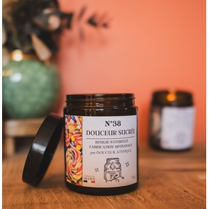 Bougie douceur sucrée