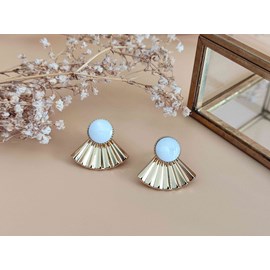 Boucles d'oreilles  nacre
