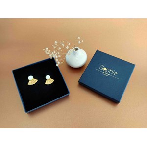 Boucles d'oreilles  nacre