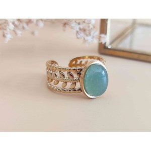 Bague ajustable  aventurine