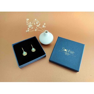 Boucles d'oreilles soleil aventurine