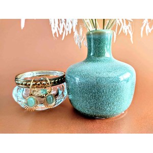 Boucles d'oreilles soleil aventurine