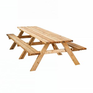 Table de pique-nique en bois 12 perso...