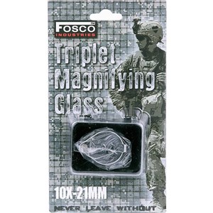 Loupe fosco triplet magnifying glass 10