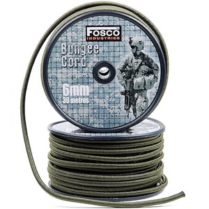 Cordelette élastique fosco bungee cord 6 mm (au mètre)