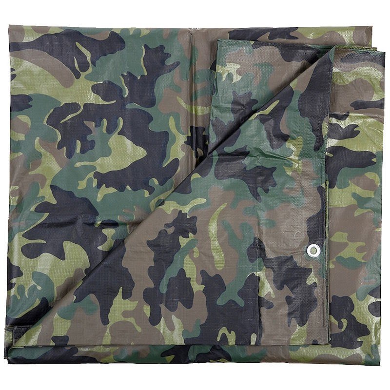 Bâche imperméable 101 inc tarpaulin camouflage 4,8x6m