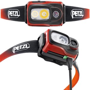 Lampe frontale petzl swift rl orange