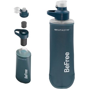 Gourde souple filtre à eau katadyn befree ac 0,5l bleue