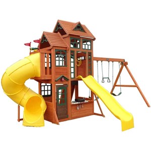 Aire de jeux en bois canyon ridge de ki